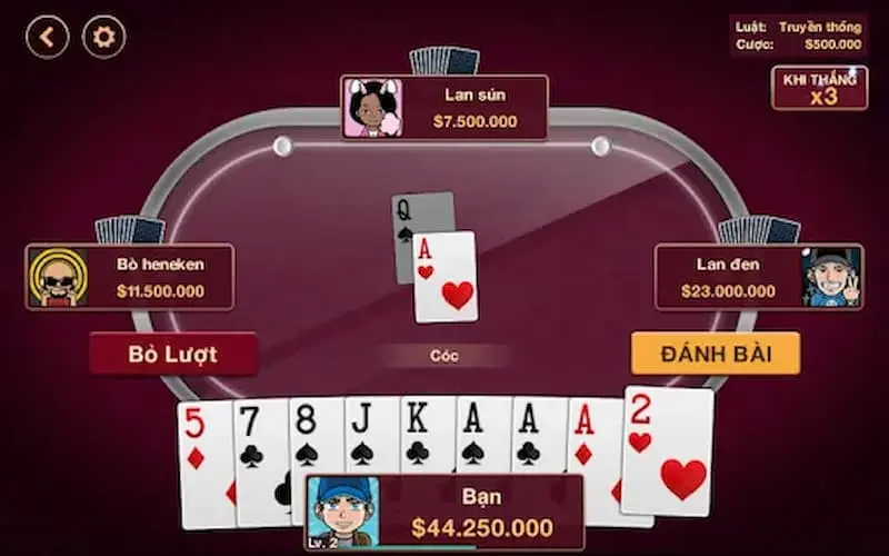 game Tiến lên miền Nam Các thuật ngữ quan trọng trong game Tiến lên miền Nam