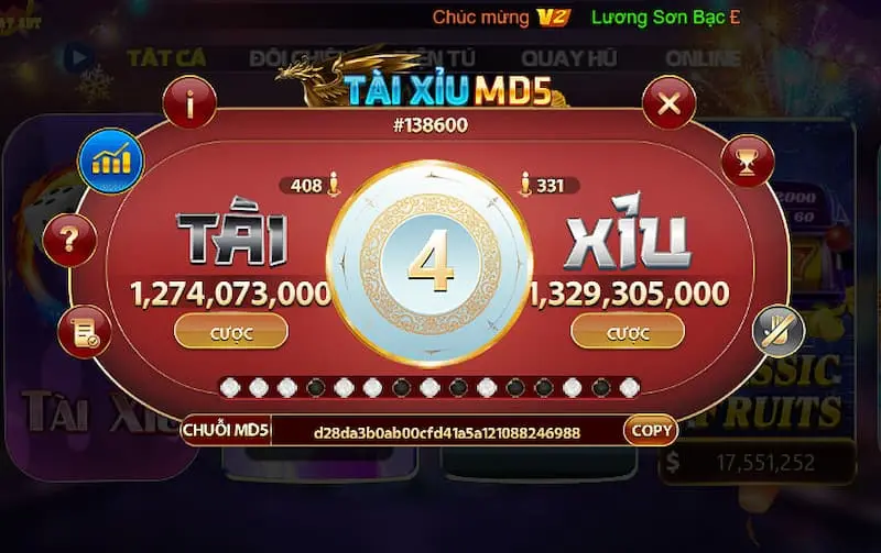 Sơ lược về trò chơi tài xỉu MD5 tại 888to
